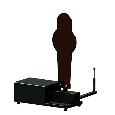 Мишена от стоманена плоча с половин тяло